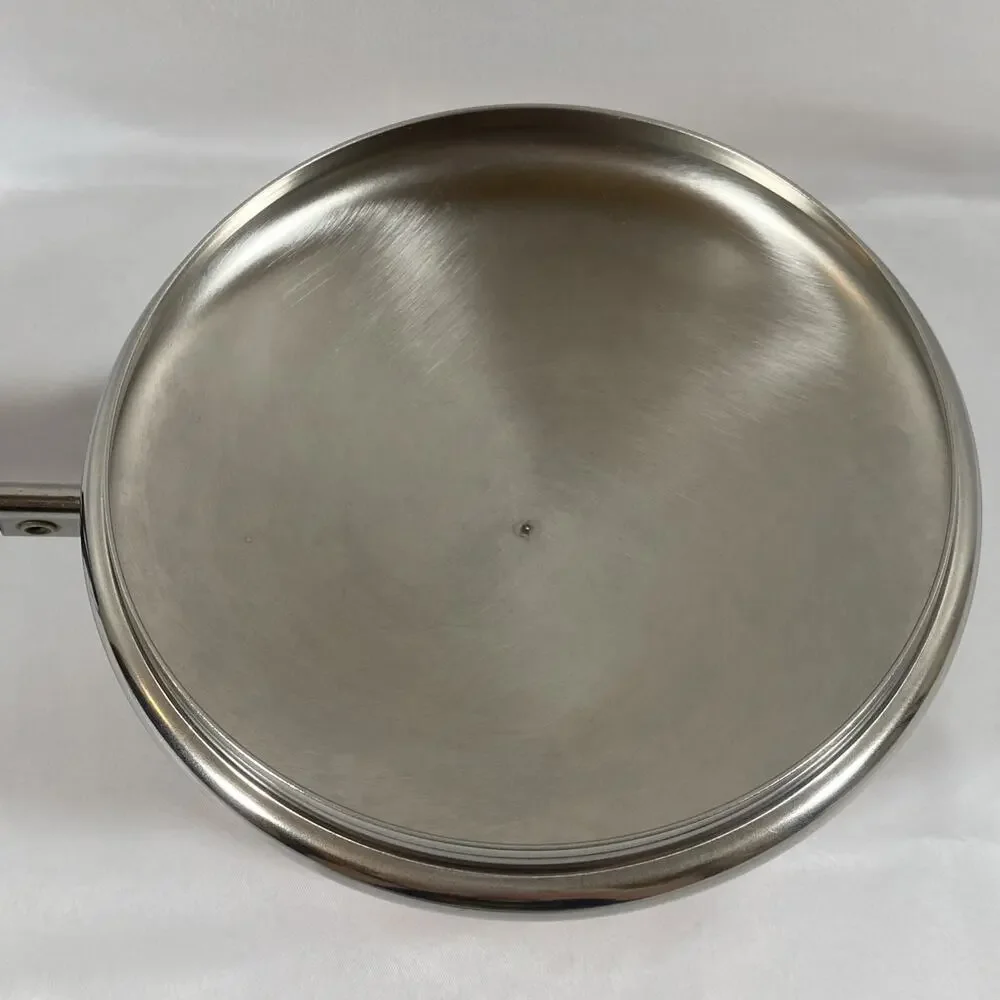 Revere Ware 1 Qt Quart Copper Bottom Sauce Pan, Lid Clinton -80 Stainless Steel